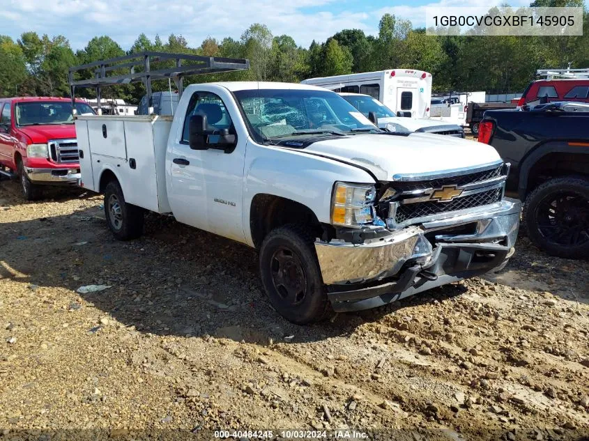 2011 Chevrolet Silverado 2500Hd Work Truck VIN: 1GB0CVCGXBF145905 Lot: 40484245