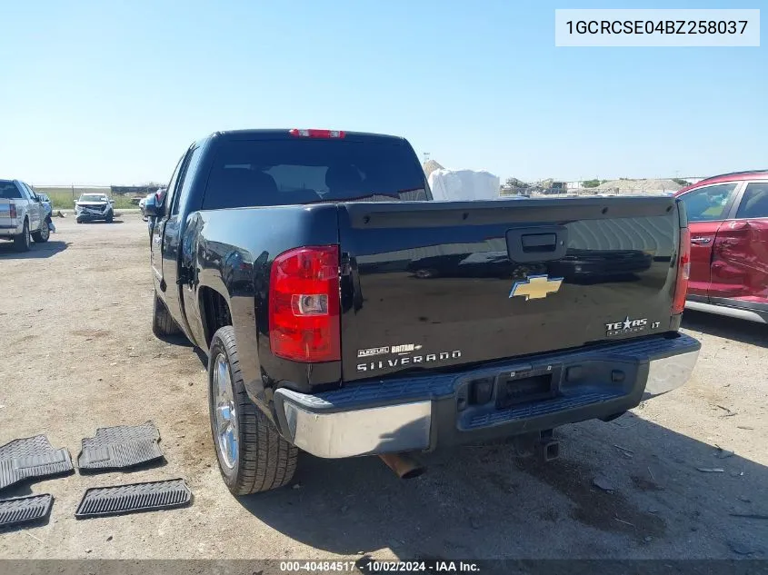 2011 Chevrolet Silverado 1500 Lt VIN: 1GCRCSE04BZ258037 Lot: 40484517