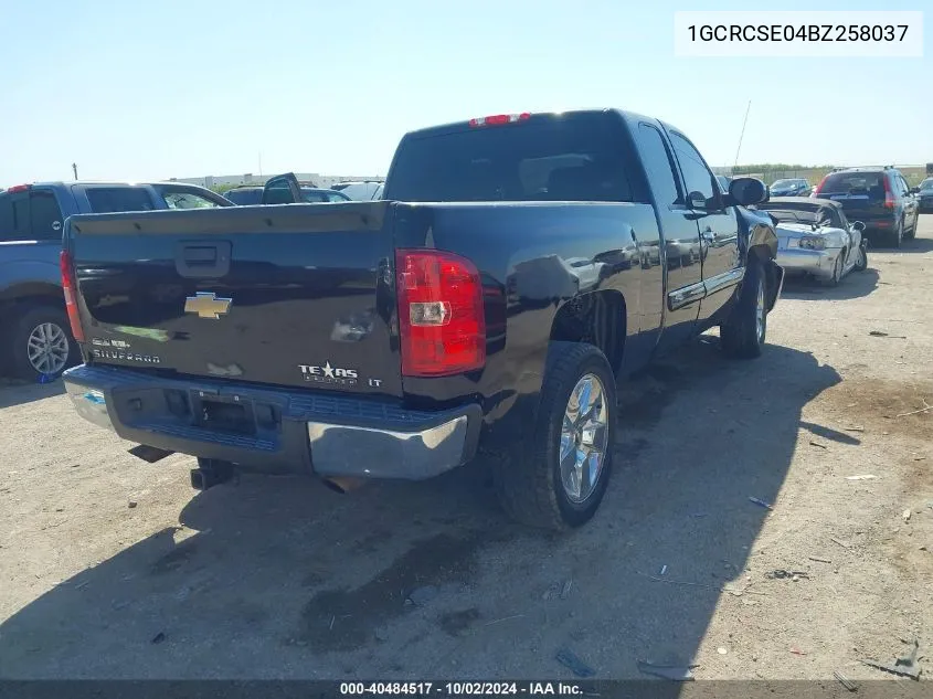 2011 Chevrolet Silverado 1500 Lt VIN: 1GCRCSE04BZ258037 Lot: 40484517