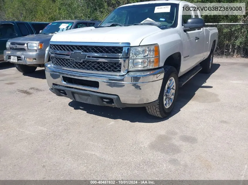 1GC2KVCG3BZ389000 2011 Chevrolet Silverado 2500Hd Work Truck