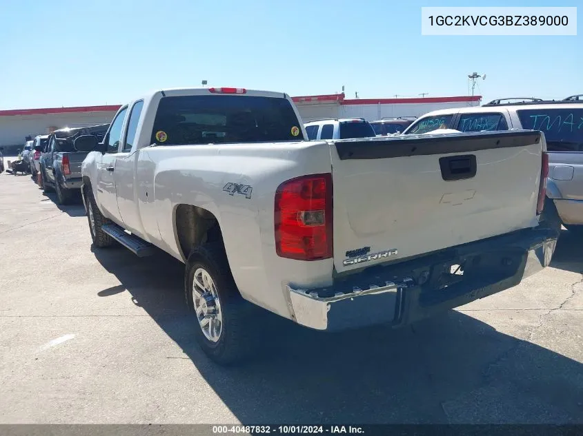 1GC2KVCG3BZ389000 2011 Chevrolet Silverado 2500Hd Work Truck