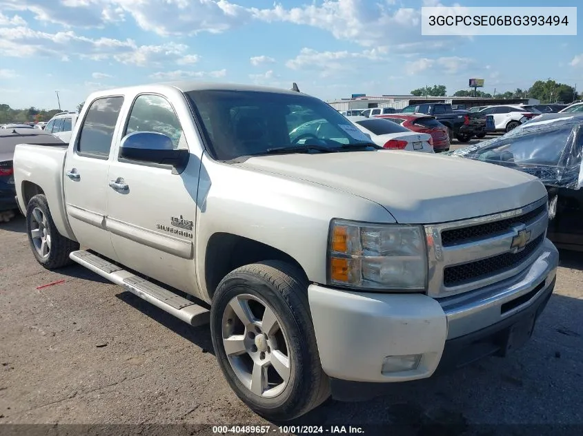 3GCPCSE06BG393494 2011 Chevrolet Silverado 1500 Lt