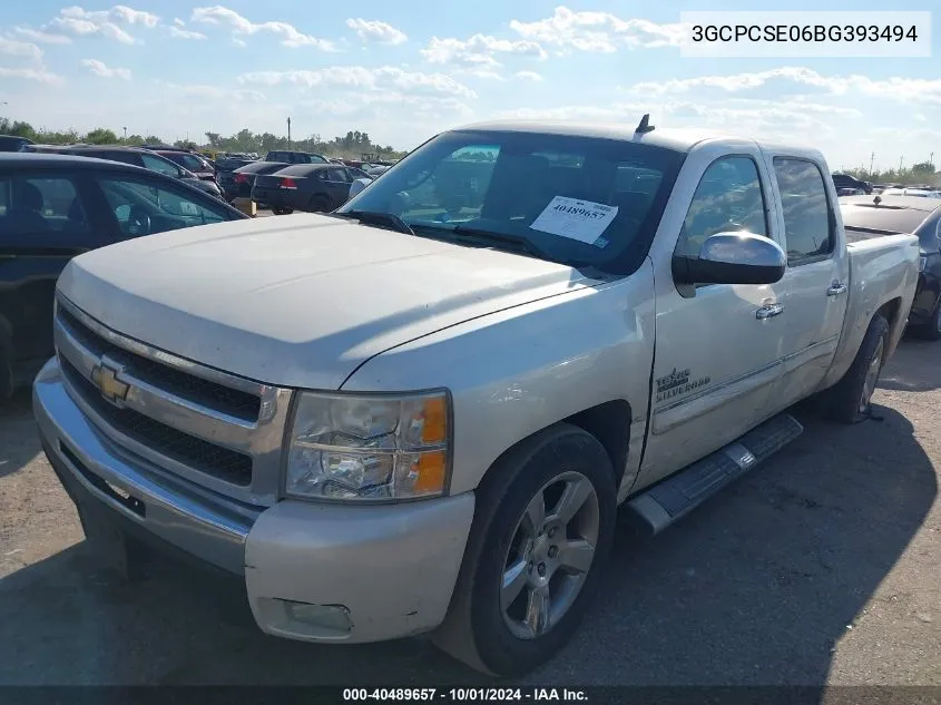 2011 Chevrolet Silverado 1500 Lt VIN: 3GCPCSE06BG393494 Lot: 40489657