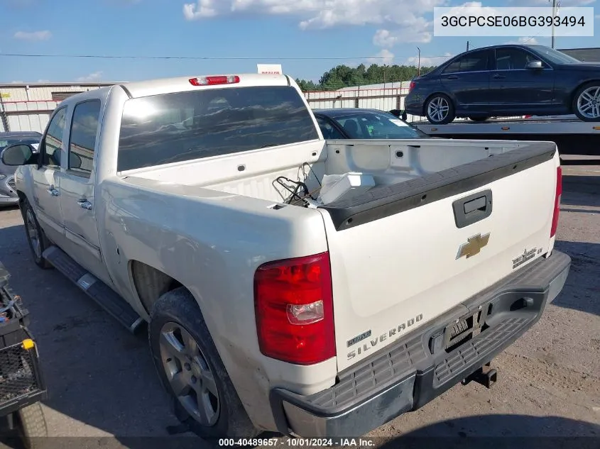 2011 Chevrolet Silverado 1500 Lt VIN: 3GCPCSE06BG393494 Lot: 40489657