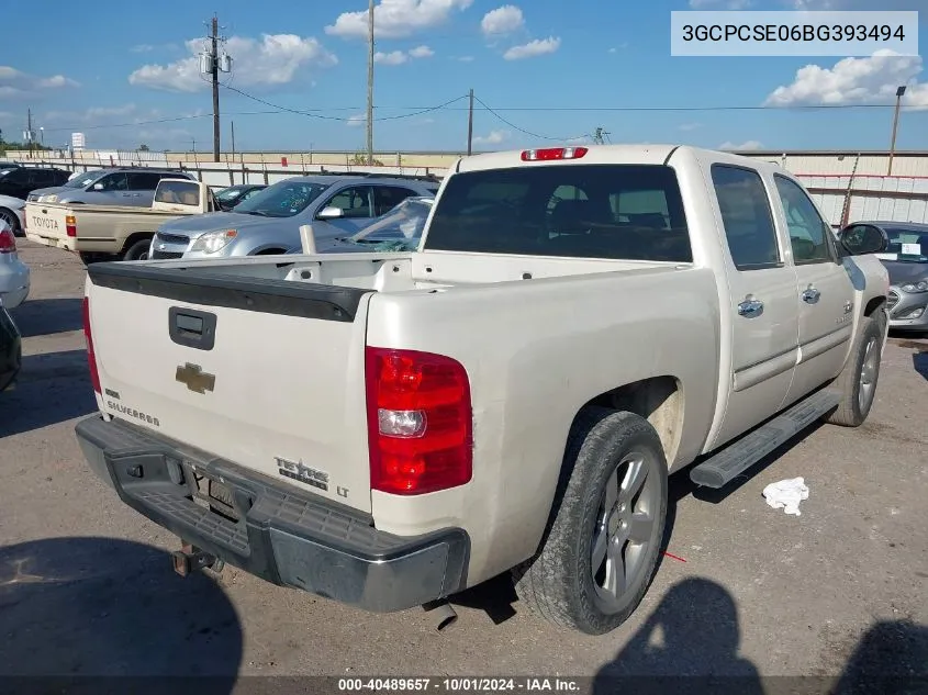 3GCPCSE06BG393494 2011 Chevrolet Silverado 1500 Lt