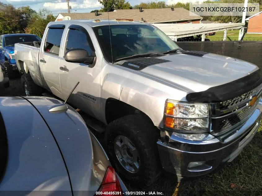 1GC1KXCG2BF102187 2011 Chevrolet Silverado 2500Hd Lt