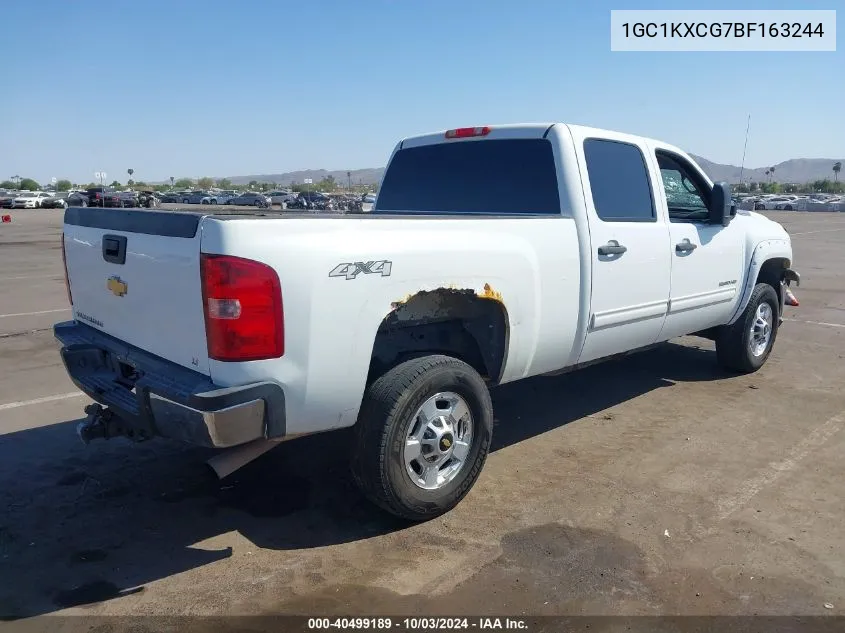 2011 Chevrolet Silverado 2500Hd Lt VIN: 1GC1KXCG7BF163244 Lot: 40499189