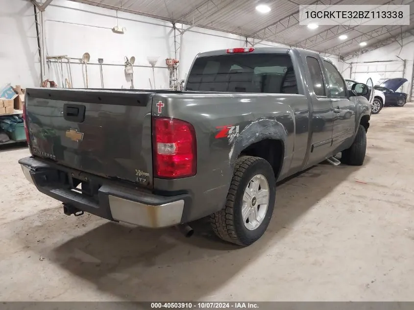 2011 Chevrolet Silverado 1500 Ltz VIN: 1GCRKTE32BZ113338 Lot: 40503910