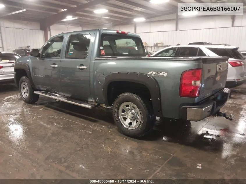 2011 Chevrolet Silverado 1500 Work Truck VIN: 3GCPKPEA6BG166007 Lot: 40505460