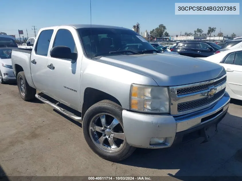 3GCPCSE04BG207385 2011 Chevrolet Silverado 1500 Lt