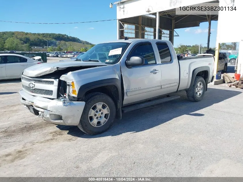 2011 Chevrolet Silverado 1500 Lt VIN: 1GCRKSE33BZ301134 Lot: 40516434