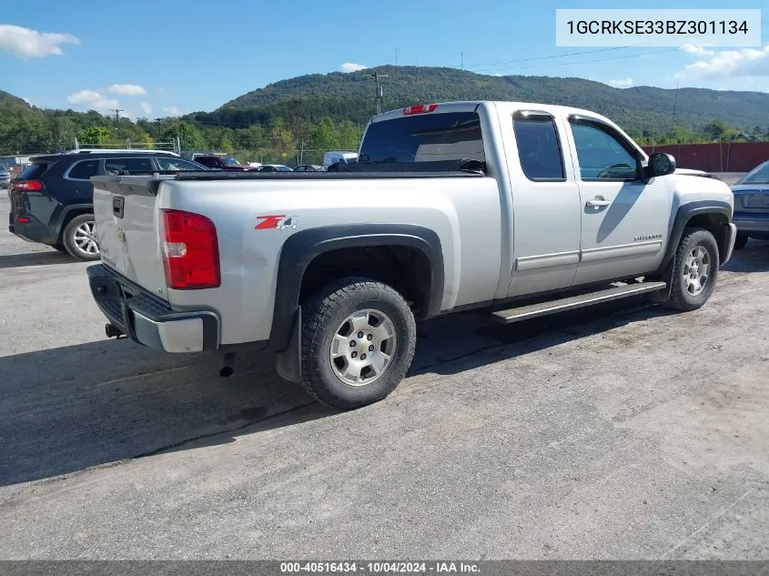 2011 Chevrolet Silverado 1500 Lt VIN: 1GCRKSE33BZ301134 Lot: 40516434