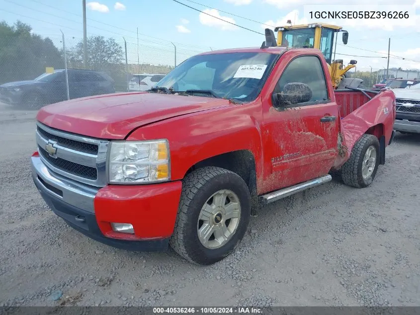 2011 Chevrolet Silverado 1500 Lt VIN: 1GCNKSE05BZ396266 Lot: 40536246