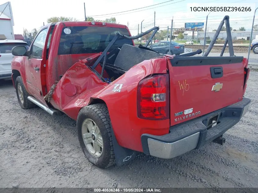 2011 Chevrolet Silverado 1500 Lt VIN: 1GCNKSE05BZ396266 Lot: 40536246