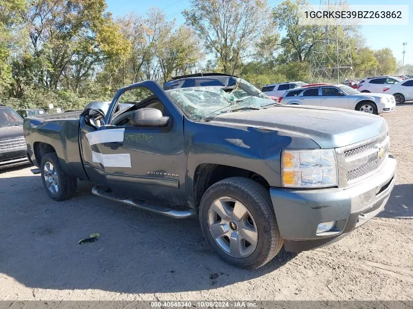 2011 Chevrolet Silverado 1500 Lt VIN: 1GCRKSE39BZ263862 Lot: 40545340