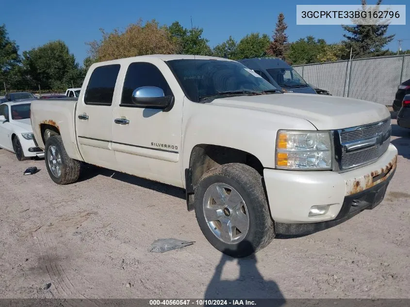 2011 Chevrolet Silverado 1500 Ltz VIN: 3GCPKTE33BG162796 Lot: 40560547