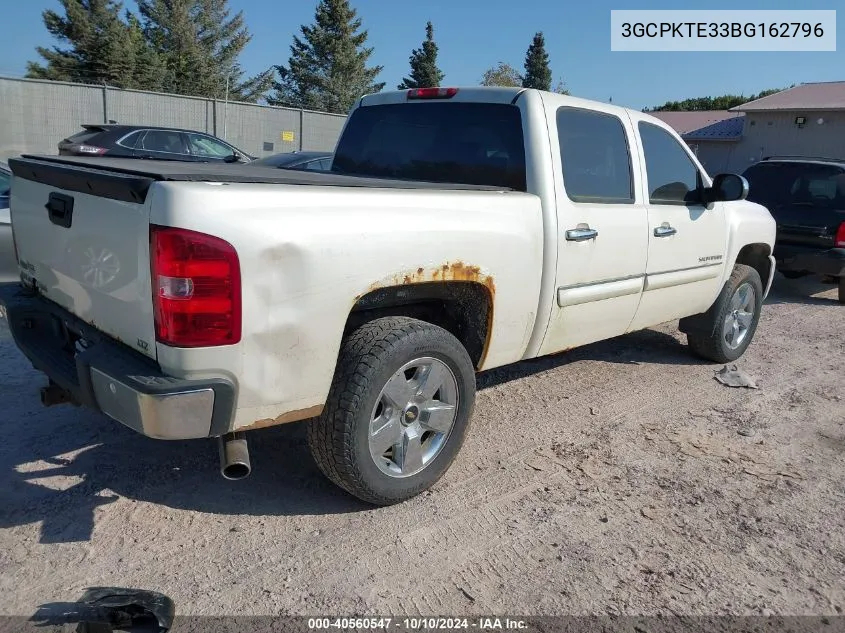 2011 Chevrolet Silverado 1500 Ltz VIN: 3GCPKTE33BG162796 Lot: 40560547