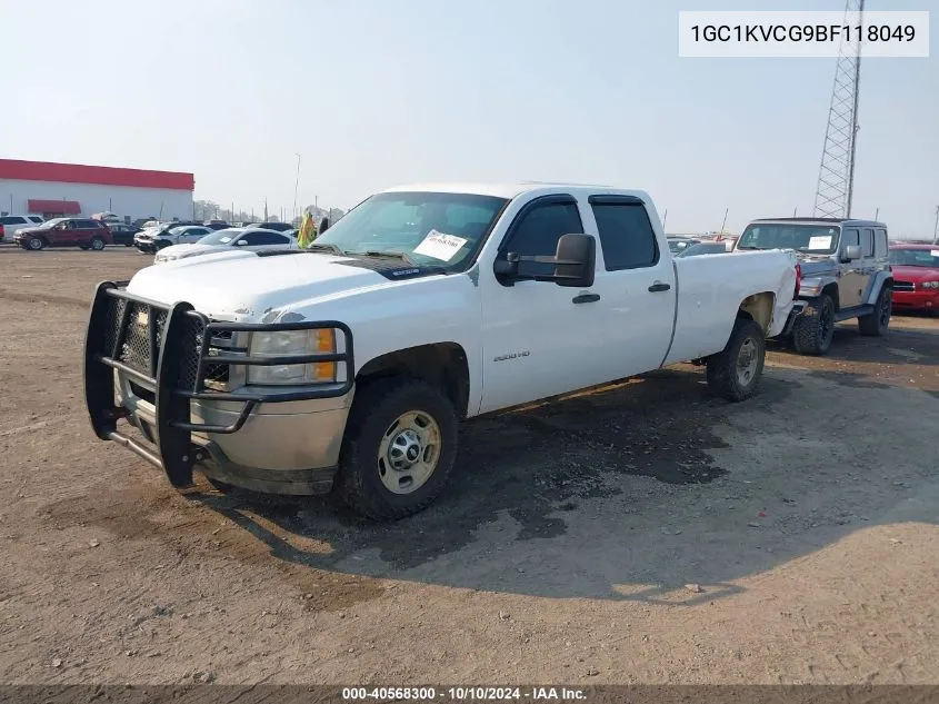 2011 Chevrolet Silverado 2500Hd Work Truck VIN: 1GC1KVCG9BF118049 Lot: 40568300