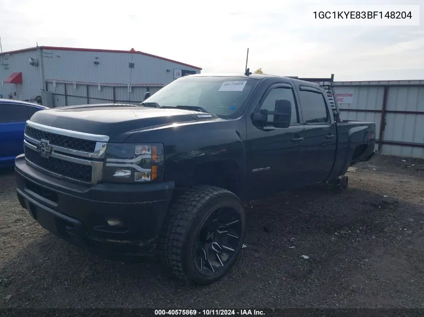 2011 Chevrolet Silverado 2500Hd Ltz VIN: 1GC1KYE83BF148204 Lot: 40575869