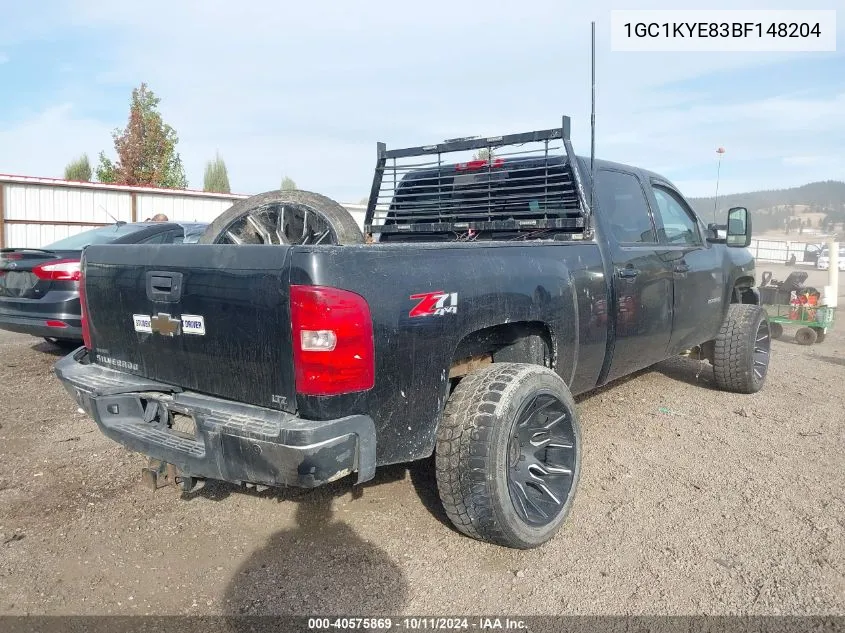 2011 Chevrolet Silverado 2500Hd Ltz VIN: 1GC1KYE83BF148204 Lot: 40575869