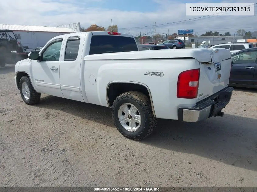 2011 Chevrolet Silverado 1500 Ltz VIN: 1GCVKTE29BZ391515 Lot: 40595452