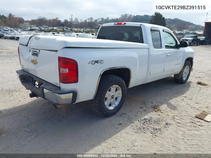 2011 Chevrolet Silverado 1500 Ltz VIN: 1GCVKTE29BZ391515 Lot: 40595452