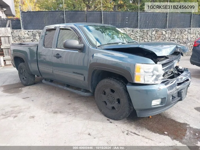 2011 Chevrolet Silverado 1500 Lt VIN: 1GCRKSE31BZ456099 Lot: 40600446