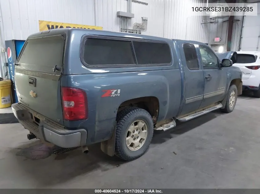 1GCRKSE31BZ439285 2011 Chevrolet Silverado 1500 Lt