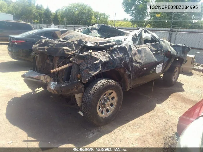 2011 Chevrolet Silverado 1500 Work Truck VIN: 1GCNCPE03BZ284995 Lot: 40610479