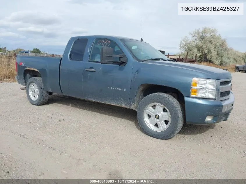 2011 Chevrolet Silverado 1500 K1500 Lt VIN: 1GCRKSE39BZ425327 Lot: 40610983