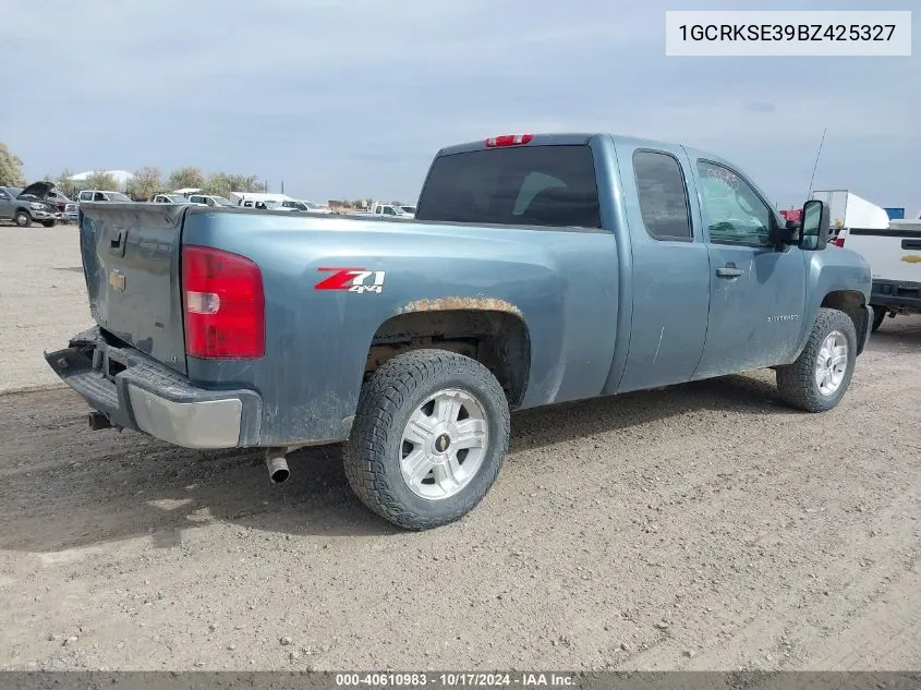 2011 Chevrolet Silverado 1500 K1500 Lt VIN: 1GCRKSE39BZ425327 Lot: 40610983