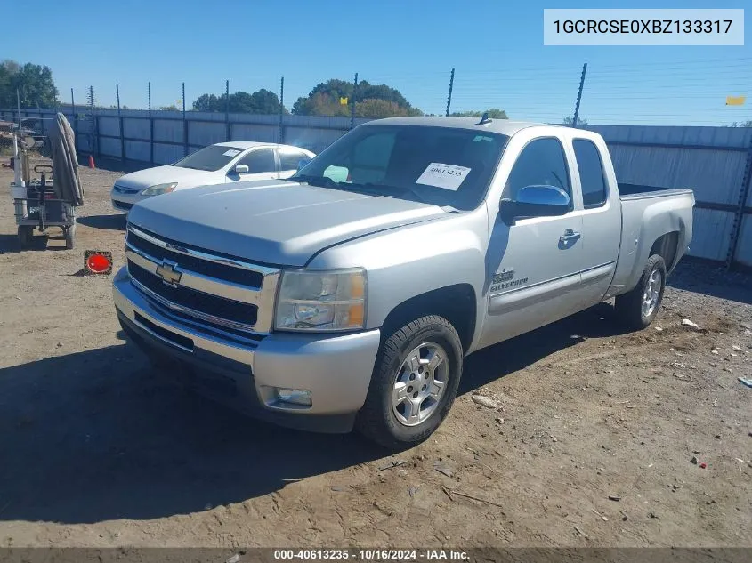 2011 Chevrolet Silverado 1500 Lt VIN: 1GCRCSE0XBZ133317 Lot: 40613235