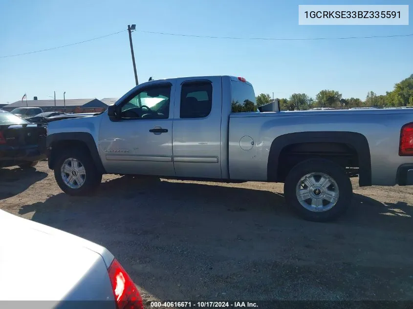 1GCRKSE33BZ335591 2011 Chevrolet Silverado 1500 Lt