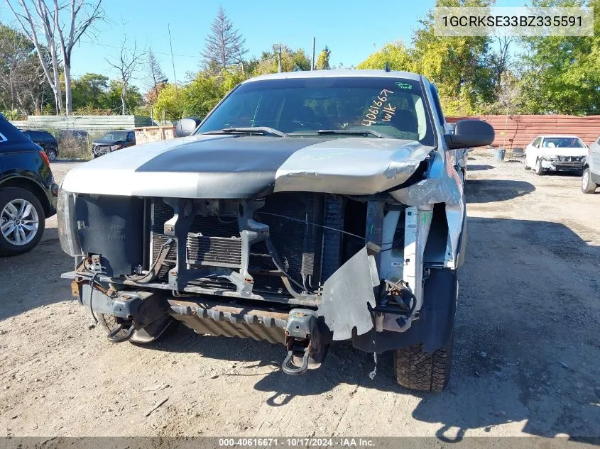 2011 Chevrolet Silverado 1500 Lt VIN: 1GCRKSE33BZ335591 Lot: 40616671