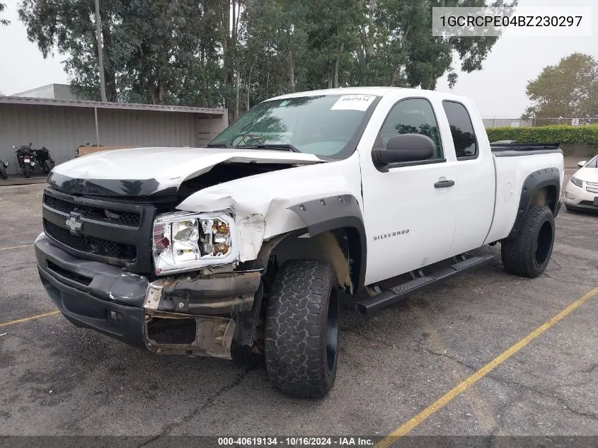 2011 Chevrolet Silverado 1500 Work Truck VIN: 1GCRCPE04BZ230297 Lot: 40619134