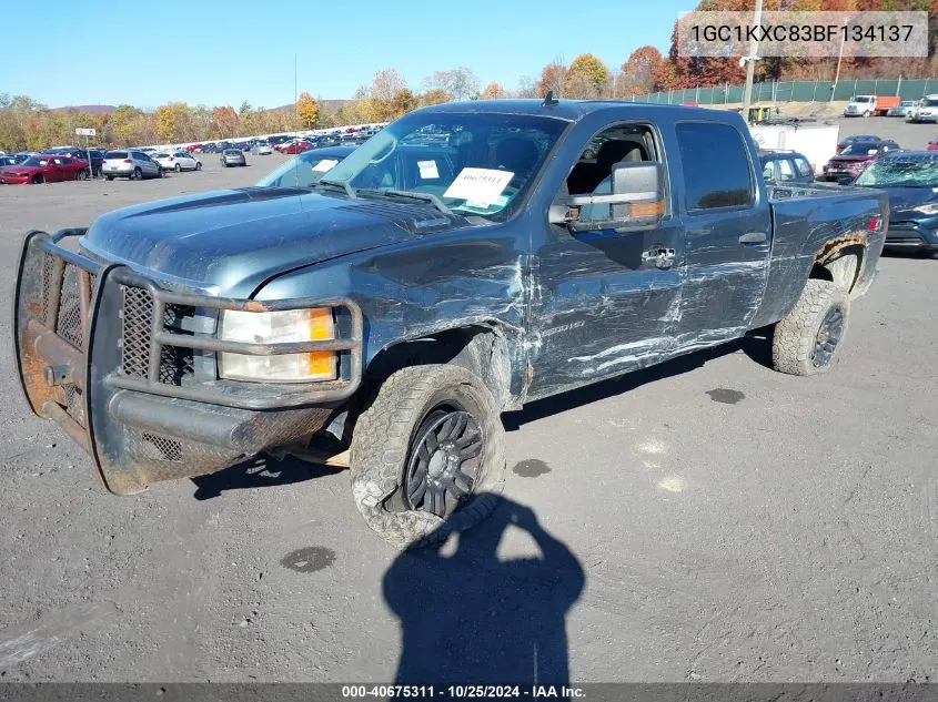 1GC1KXC83BF134137 2011 Chevrolet Silverado 2500Hd Lt