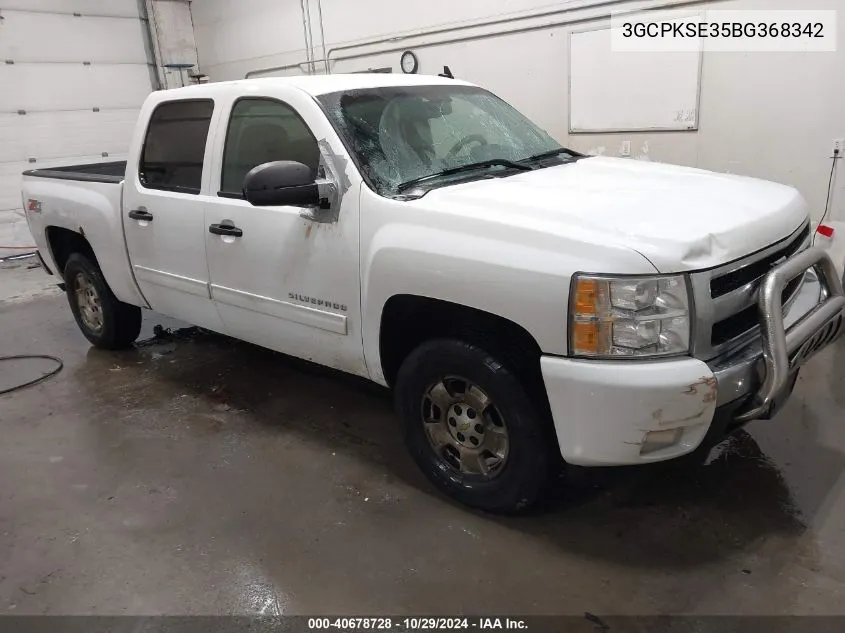 2011 Chevrolet Silverado 1500 Lt VIN: 3GCPKSE35BG368342 Lot: 40678728