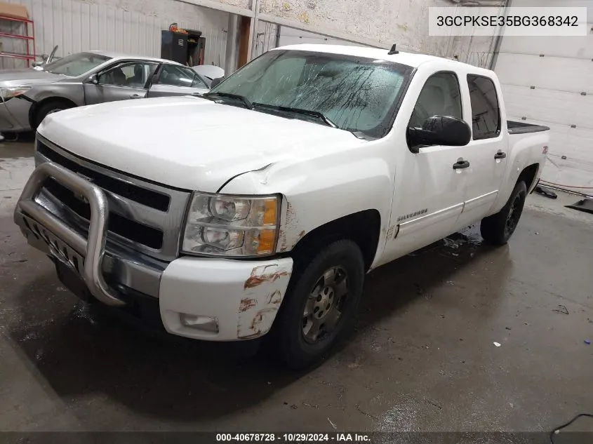 2011 Chevrolet Silverado 1500 Lt VIN: 3GCPKSE35BG368342 Lot: 40678728