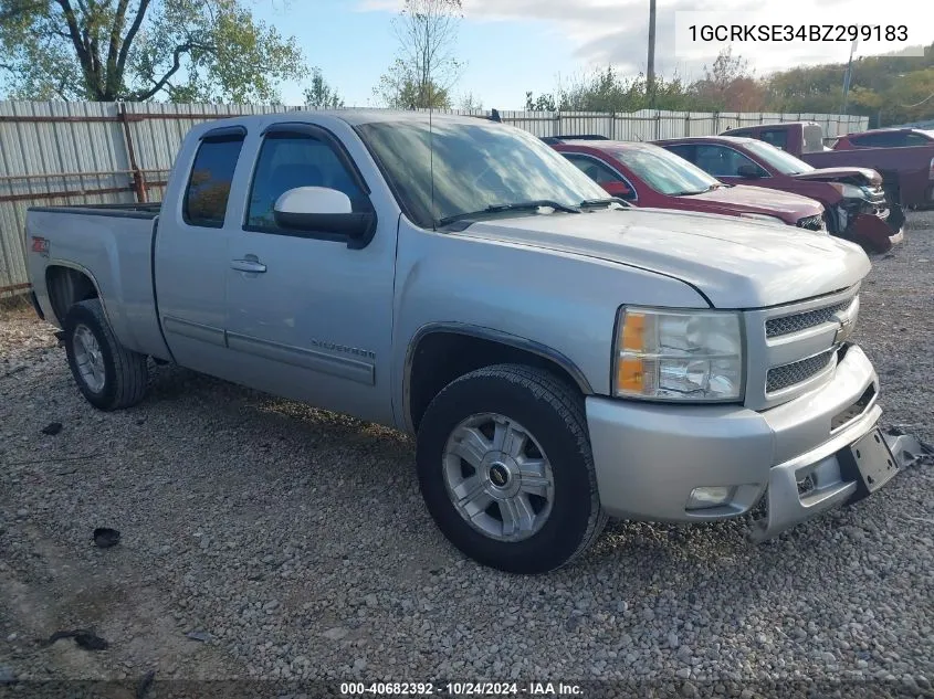 2011 Chevrolet Silverado 1500 K1500 Lt VIN: 1GCRKSE34BZ299183 Lot: 40682392