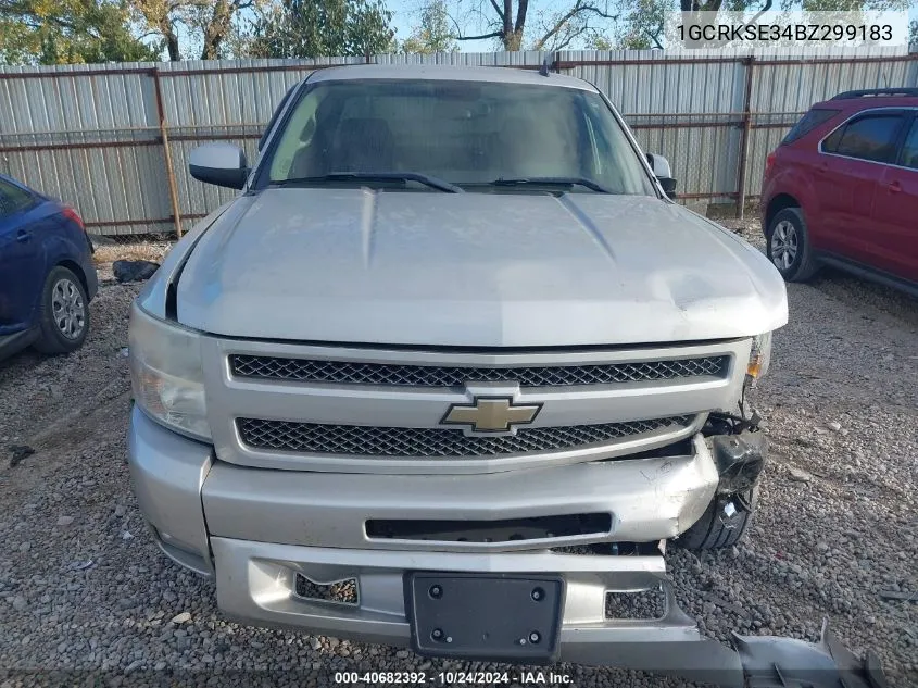 2011 Chevrolet Silverado 1500 K1500 Lt VIN: 1GCRKSE34BZ299183 Lot: 40682392