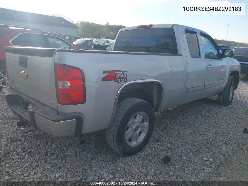 1GCRKSE34BZ299183 2011 Chevrolet Silverado 1500 K1500 Lt