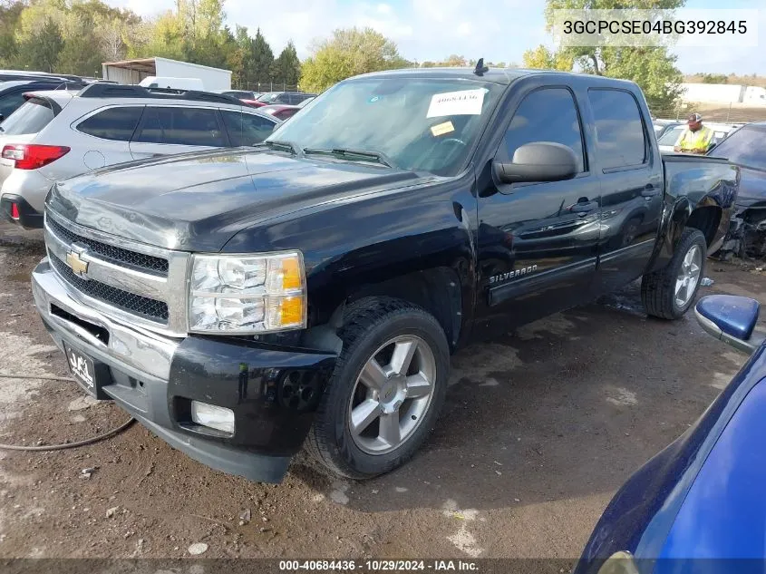 2011 Chevrolet Silverado 1500 Lt VIN: 3GCPCSE04BG392845 Lot: 40684436