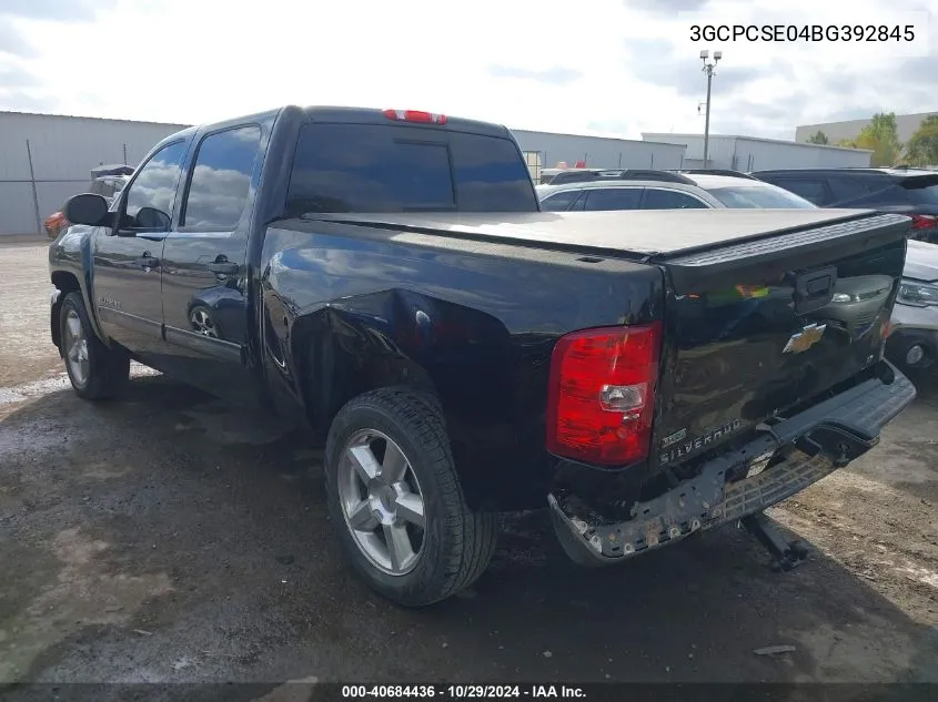 2011 Chevrolet Silverado 1500 Lt VIN: 3GCPCSE04BG392845 Lot: 40684436