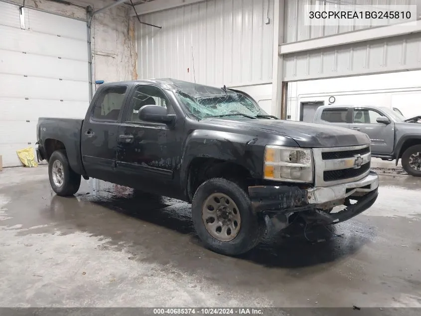 2011 Chevrolet Silverado 1500 Ls VIN: 3GCPKREA1BG245810 Lot: 40685374