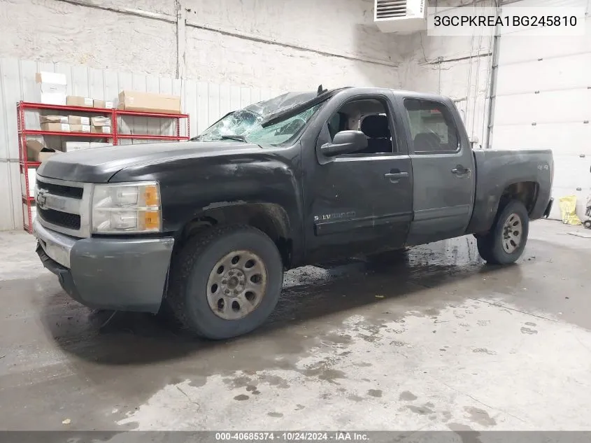 2011 Chevrolet Silverado 1500 Ls VIN: 3GCPKREA1BG245810 Lot: 40685374