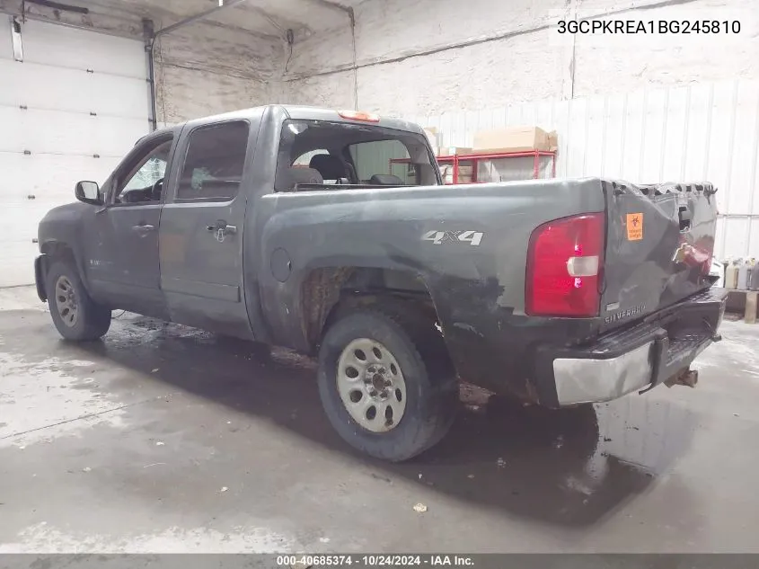 3GCPKREA1BG245810 2011 Chevrolet Silverado 1500 Ls