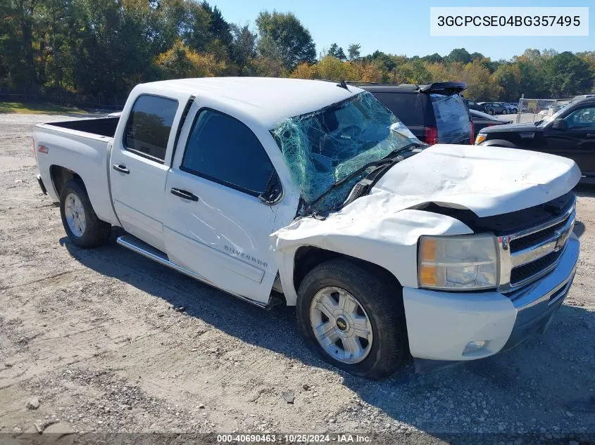 2011 Chevrolet Silverado 1500 Lt VIN: 3GCPCSE04BG357495 Lot: 40690463