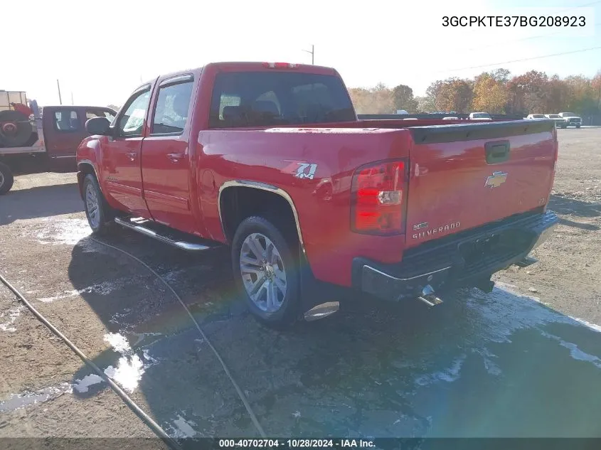 2011 Chevrolet Silverado 1500 Ltz VIN: 3GCPKTE37BG208923 Lot: 40702704