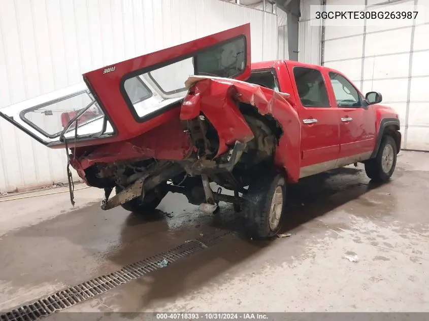 2011 Chevrolet Silverado 1500 Ltz VIN: 3GCPKTE30BG263987 Lot: 40718393