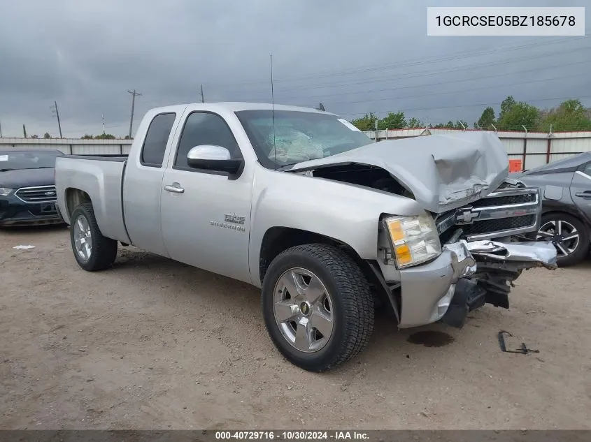 2011 Chevrolet Silverado 1500 Lt VIN: 1GCRCSE05BZ185678 Lot: 40729716